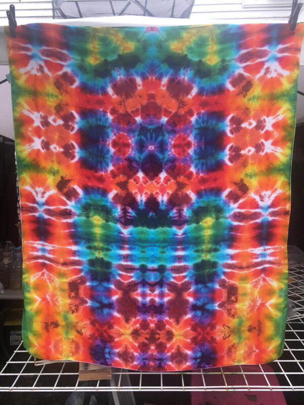 Not Your Grandpa's Jukebox Rayon Tie Dyed Tapestry