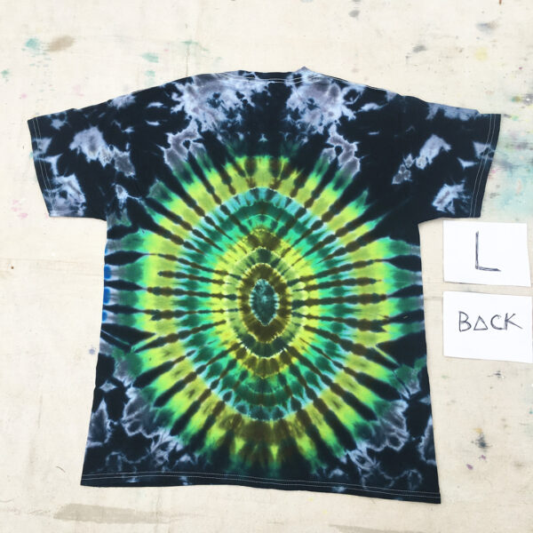 “Double Oval” Hand-made Tie Dyed T-Shirt - Image 2